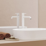 RAVAK Espirit Umývadlová batéria 340 mm, bez odtokovej armatúry, biela matná