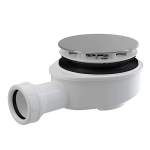 Vaničkový sifón znížený Ø 90, chróm