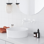 RAVAK Espirit Umývadlová podomietková batéria, s telesom, biela matná