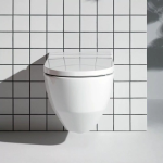 Závesný klozet Cleanet Navia s bidetovou tryskou, WC sedadlo so spomaľ. systémom, biela LCC