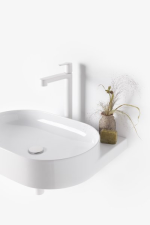 Oválne umývadlo RAVAK Yard 600 keramické biele