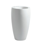 Laufen II Bagno Alessi One umývadlo 53x53 cm, bez otvoru pre batériu, biela