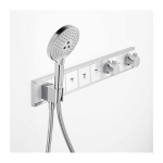 HG - Vrchná sada pod omietku pre 4 spotrebiče, chróm