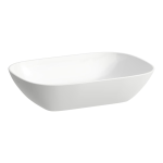 Umývadlová misa Laufen INO 500x360 mm, bez prepadu, bez otvoru pre batériu, biela