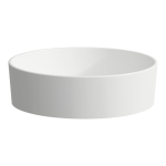 Umývadlová misa KARTELL by Laufen 420x420 mm, bez prepadu, biela matná