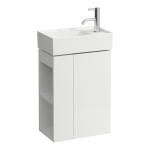 Umývadielko KARTELL by Laufen 460x280 mm, bez prepadu, 1 otvor pre batériu, biela