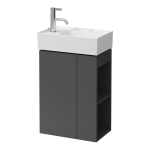 Umývadielko KARTELL by Laufen Ľ, 460x280 mm, bez prepadu, bez otvoru pre batériu, biela LCC
