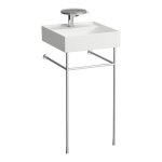 Umývadielko KARTELL by Laufen 460x460 mm, 3 otvory pre batériu, bez prepadu, biela LCC