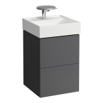 Umývadielko KARTELL by Laufen 460x460 mm, 3 otvory pre batériu, bez prepadu, biela mat