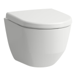 Klozet závesný Laufen PRO 490x360x340 mm, hlboké splachovanie, RIMLESS, biela