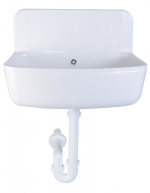 Plastová nástenná výlevka STY-350, bez roštu, biela