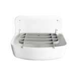 Plastová nástenná výlevka STY-350, bez roštu, biela