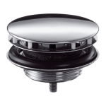 Neuzatvárateľný odtokový ventil pre umývadlá HANSGROHE, chróm