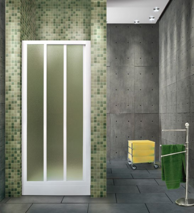 Zasúvacie sprchové dvere Aquatek Royal B3 140cm, výška 185 cm, biela/krilex