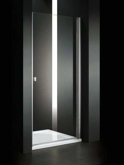 Sprchové čelné dvere GLASS B1 100 cm, výška 195 cm, chróm/ číre sklo