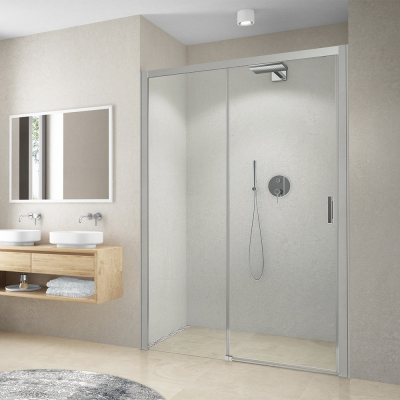 Posuvné sprchové dvere do niky CI D2R/1400,  brillant/transparent