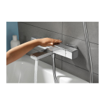 HG ECOSTAT E Vaňová termostatická batéria na stenu, chróm