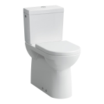 Kombinačná misa stojaca Laufen PRO, hlboké splachovanie, Dual-flush, biela LCC