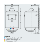 S/SGA X 80 EE plynový zásobníkový ohrievač vody s prirodzeným odťahom (Q8 80 GF)