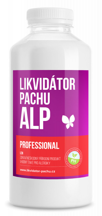 Likvidátor pachu ALP - Professional, aróma Ľan, obsah 1l, 8596220012432
