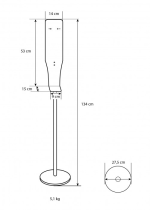 Stojan na automatický dávkovač Donner TRAY s odkvapom, biely