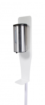 Stojan na automatický dávkovač Donner TRAY s odkvapom, biely