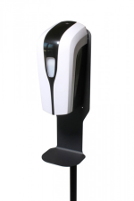 Stojan na automatický dávkovač Donner STAND s odkvapom, výškovo nastaviteľný, čierny