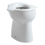 Klozet stojaci Laufen FLORA KIDS, hlboké splachovanie, zvislý odpad, biela