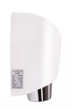 Sušič rúk teplovzdušný Jet Dryer BOOSTER, biely ABS plast, 8596220009326