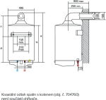 Ariston S/SGA BF 100 plynový ohrievač vody (Q8 100 FB) 100 l