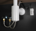 Automatická vodovodná batéria, lesklý chróm, DONNER AutoFlow 03