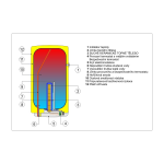 OKHE 80 elektrický ohrievač vody, zvislý