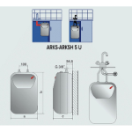 Ariston ARKSH 5U EU beztlakový elektrický zásobníkový ohrievač vody 5l pod umývadlo, 2 kW