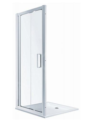 Skladacie dvere GEO: L=75–80cm, H=190cm, T=8cm, Geberit, 560.116.00.2