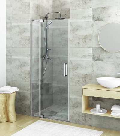 Jednokrídlové sprchové dvere GDO1N 900-1000/2000, profil Brillant/sklo číre, 188-1000000-00-02