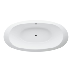 Hydromasážna vstavaná vaňa IL BAGNO ALESSI ONE, s konštrukciou, 230 l, biela