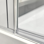 Jednokrídlové sprchové dvere CI PIV 1000/2000 mm, profil Brillant/Sklo Transparent