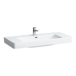 Umývadlo Laufen PRO S 1050x465 mm, s 3 otvormi pre batériu, biela