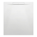 Obdĺžniková sprchová vanička PRO S 100x90 cm, s lineárnym odpadom, biela