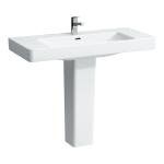 Umývadlo Laufen PRO S 1050x465x175 mm, s 3 otvormi pre batériu, biela LCC