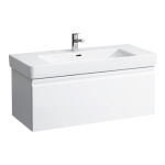 Skrinka pod umývadlo Laufen PRO S so zásuvkou, 101x45x39 cm, biela
