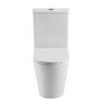 MEREO WC kombiklozet, kapotovaný, vario odpad/Smart Flush RIMLESS, vr. sedátka