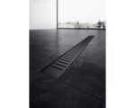 Rošt pre líniový podlahový žľab 1150 mm, čierna matná, PURE-1150BLACK