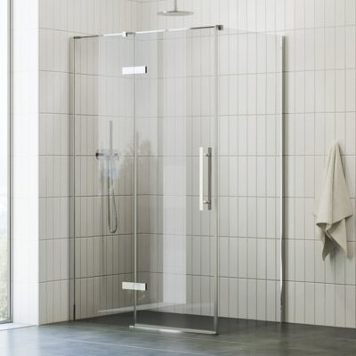 Pevná stena RAVAK Cool! COPS-90, chróm/sklo Transparent