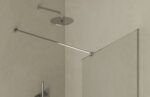 Pevná bočná stena RAVAK Walk In Wall Air 1000 mm, lesklý chróm/Transparent, GW9WA0C00Z1C