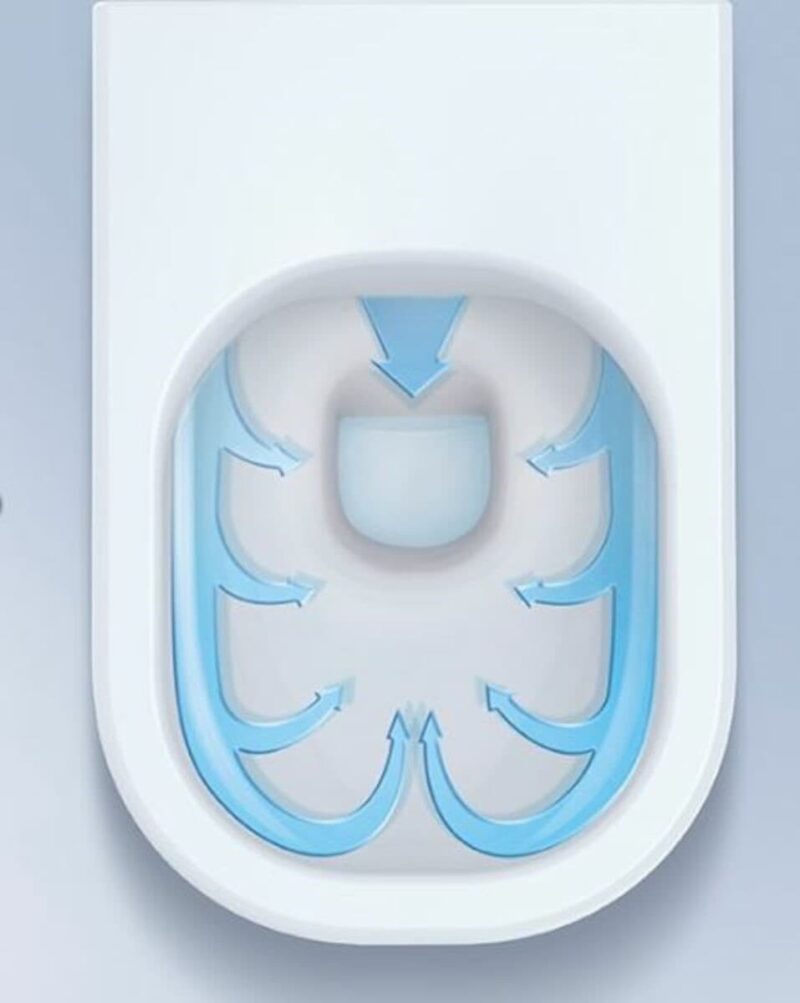 MIO závesné WC s doskou Softclose, vr. inštalačnej sady Easyfit, biela, H8667140000001
