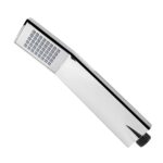 Termostatick sprchová batéria s hadicou, ručnou a tanierovou sprchou slim, 200x200mm, chróm