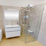 MEREO Sedátko do sprchy, duroplast, biele