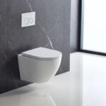 WC závesné kapotované, Smart Flush RIMLESS, 490x360x370, keramické, vr. sedátka, biela, CSS123