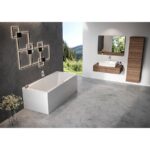 Vaňa FORMY 02 SLIM 1800 x 800 mm, snehobiela